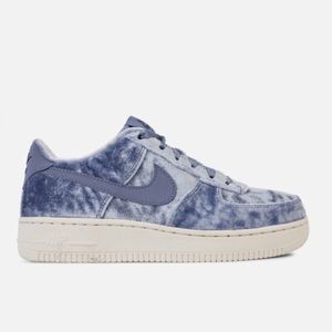 SOLD Blue velvet Nike AF1s